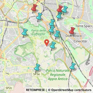 Mappa Via Caetana, 00178 Roma RM, Italia (2.42077)