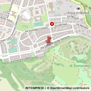 Mappa Via Giulio Aristide Sartorio, 70, 00147 Roma, Roma (Lazio)