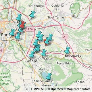 Mappa Via Santa Teresa di Riva, 00133 Roma RM, Italia (8.602)