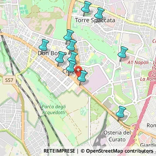 Mappa Quartiere XXIV Don Bosco, 00173 Roma RM, Italia (1.01091)