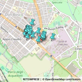 Mappa Quartiere XXIV Don Bosco, 00173 Roma RM, Italia (0.3215)