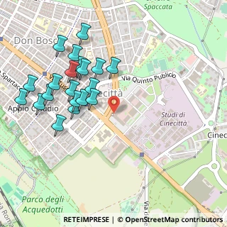 Mappa Quartiere XXIV Don Bosco, 00173 Roma RM, Italia (0.559)
