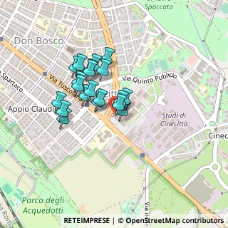 Mappa Quartiere XXIV Don Bosco, 00173 Roma RM, Italia (0.3475)