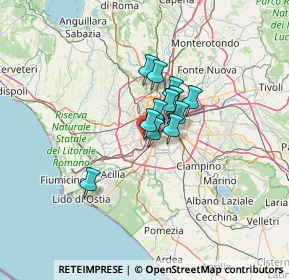 Mappa Via Vincenzo Statella, 00149 Roma RM, Italia (7.76167)