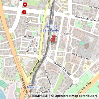 Mappa Via Gaspare Gozzi,  145, 00145 Roma, Roma (Lazio)