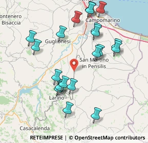 Mappa SS87 Km 206.400, 86035 Larino CB, Italia (8.746)