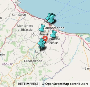 Mappa SS87 Km 206.400, 86035 Larino CB, Italia (10.86)