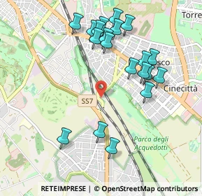 Mappa Via del Quadraro, 00178 Roma RM, Italia (1.0855)