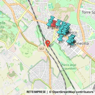 Mappa Via del Quadraro, 00178 Roma RM, Italia (0.9815)