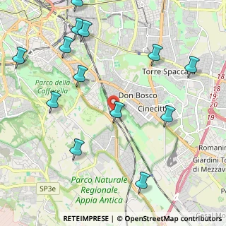Mappa Via del Quadraro, 00178 Roma RM, Italia (2.81462)