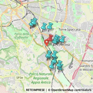 Mappa Via del Quadraro, 00178 Roma RM, Italia (1.64647)