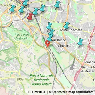 Mappa Via del Quadraro, 00178 Roma RM, Italia (2.85833)