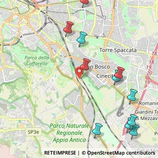 Mappa Via del Quadraro, 00178 Roma RM, Italia (3.14545)