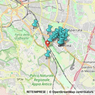 Mappa Via del Quadraro, 00178 Roma RM, Italia (1.25647)