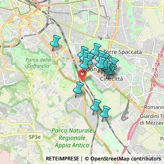 Mappa Via del Quadraro, 00178 Roma RM, Italia (1.34)