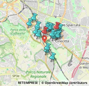 Mappa Via del Quadraro, 00178 Roma RM, Italia (1.1955)