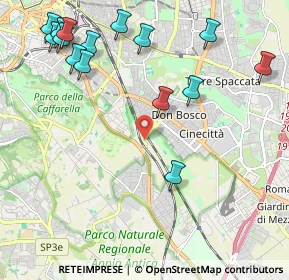 Mappa Via del Quadraro, 00178 Roma RM, Italia (2.816)