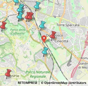 Mappa Via del Quadraro, 00178 Roma RM, Italia (3.05571)
