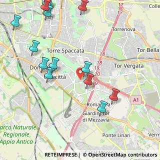 Mappa Viale Rizzieri Bruno, 00173 Roma RM, Italia (2.84)