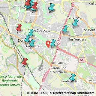 Mappa Viale Rizzieri Bruno, 00173 Roma RM, Italia (3.05294)