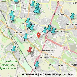 Mappa Viale Rizzieri Bruno, 00173 Roma RM, Italia (2.85947)