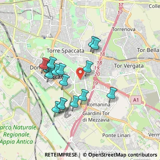 Mappa Viale Rizzieri Bruno, 00173 Roma RM, Italia (1.75765)