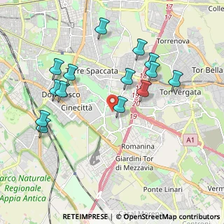 Mappa Viale Rizzieri Bruno, 00173 Roma RM, Italia (2.14071)