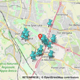 Mappa Viale Rizzieri Bruno, 00173 Roma RM, Italia (1.649)