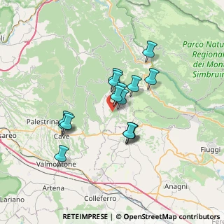 Mappa 00035 Olevano Romano RM, Italia (5.79067)