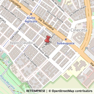 Mappa Via Sestio Calvino, 79, 00174 Roma, Roma (Lazio)