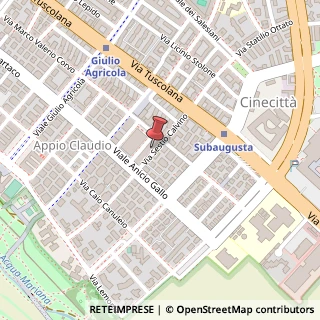 Mappa Via Sestio Calvino, 72, 00174 Roma, Roma (Lazio)