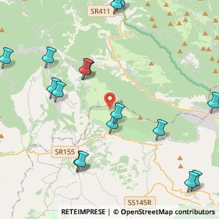 Mappa Via del Laghetto, 03010 Serrone FR, Italia (5.96938)