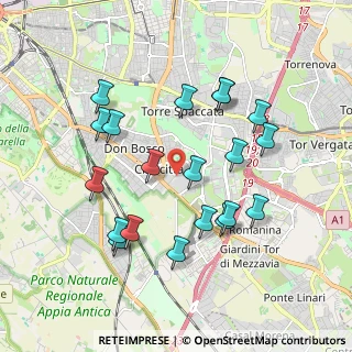 Mappa Via Vincenzo Lamaro, 00173 Roma RM, Italia (1.991)