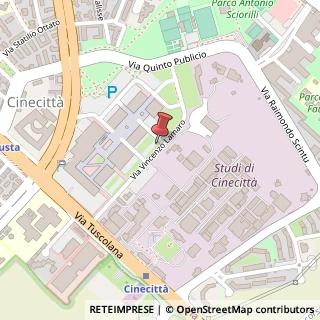 Mappa Via Vincenzo Lamaro, 51, 00173 Roma, Roma (Lazio)