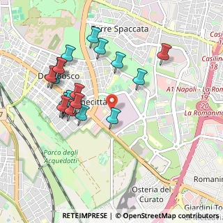 Mappa Via Vincenzo Lamaro, 00173 Roma RM, Italia (1.0225)