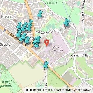 Mappa Via Vincenzo Lamaro, 00173 Roma RM, Italia (0.5775)