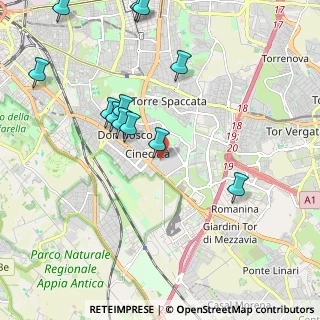 Mappa Cinecittadue, 00173 Roma RM, Italia (2.4275)