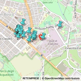 Mappa Cinecittadue, 00173 Roma RM, Italia (0.509)