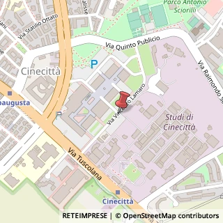 Mappa Via Vincenzo Lamaro, 13, 00173 Roma, Roma (Lazio)