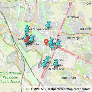 Mappa Via Gentile Francesco, 00173 Roma RM, Italia (1.74467)