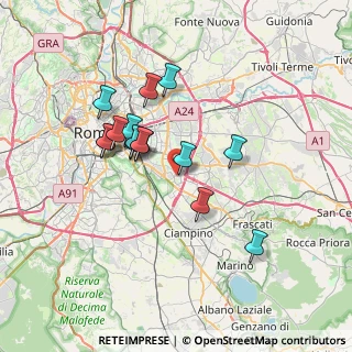 Mappa Via Gentile Francesco, 00173 Roma RM, Italia (6.42933)