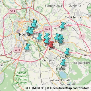 Mappa Via Gentile Francesco, 00173 Roma RM, Italia (5.99412)