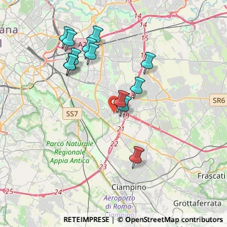 Mappa Via Gentile Francesco, 00173 Roma RM, Italia (4.11538)
