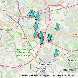 Mappa Via Gentile Francesco, 00173 Roma RM, Italia (3.23333)