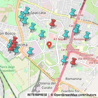 Mappa Via Gentile Francesco, 00173 Roma RM, Italia (1.4465)