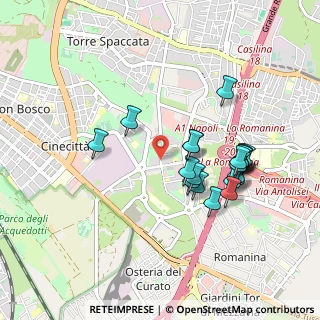 Mappa Via Gentile Francesco, 00173 Roma RM, Italia (0.9165)