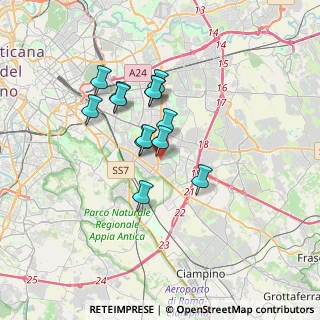 Mappa Via Contardo Ferrini, 00173 Roma RM, Italia (2.78923)