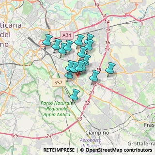 Mappa Via Contardo Ferrini, 00173 Roma RM, Italia (2.36059)