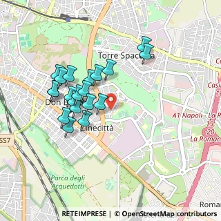 Mappa Via Contardo Ferrini, 00173 Roma RM, Italia (0.888)