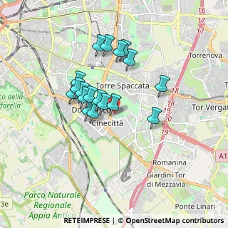 Mappa Via Contardo Ferrini, 00173 Roma RM, Italia (1.49389)